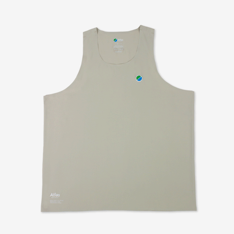 Aeria Fortis Race Tank Beige