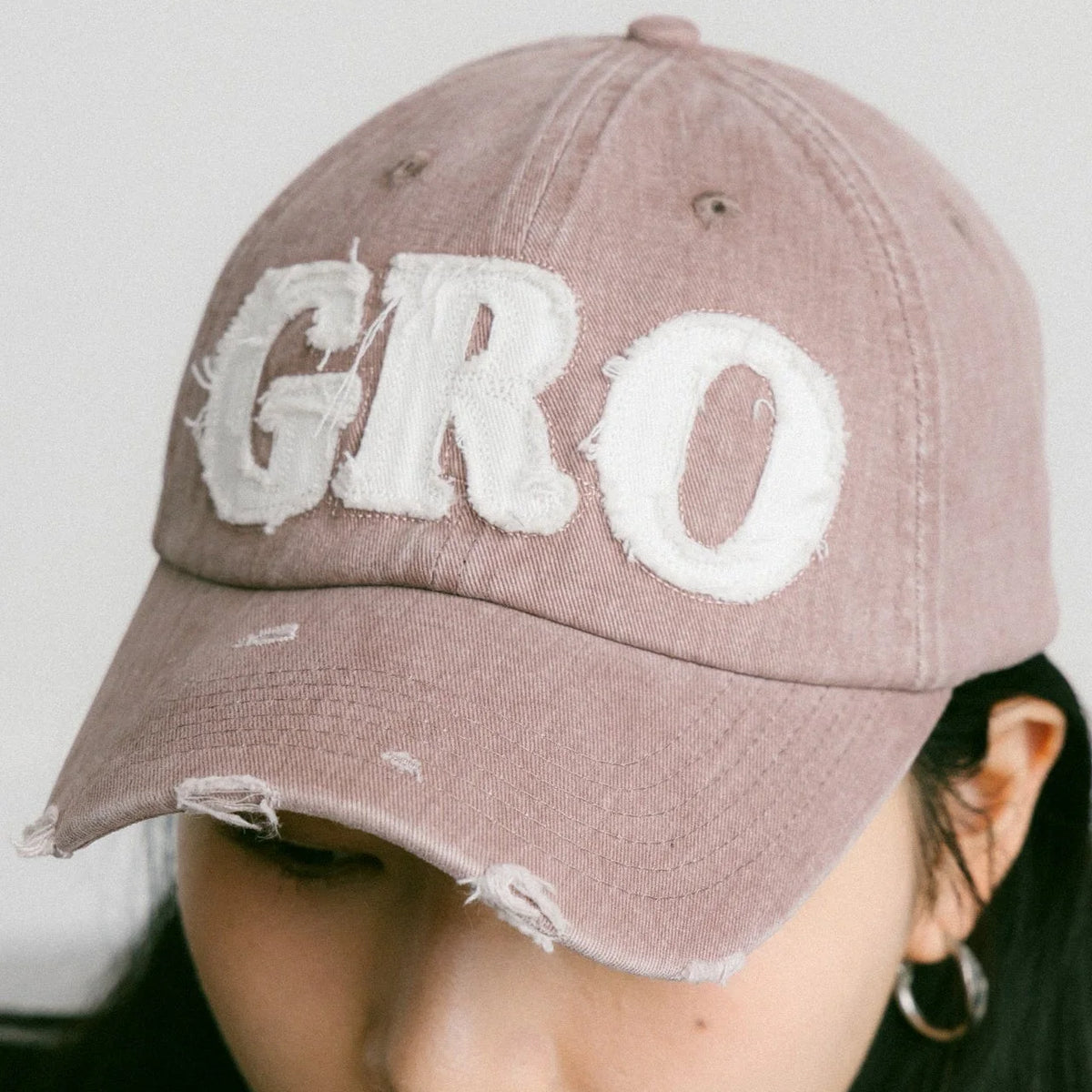 GROCERY DISTRESSED LOGO WASHED CAP