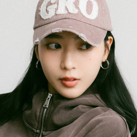 GROCERY DISTRESSED LOGO WASHED CAP