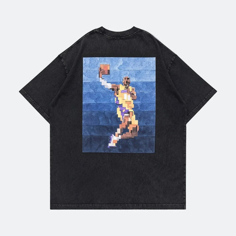 GROCERY KB 3.0 LAY UP WASHED TEE BY ADAM LISTER - BLACK