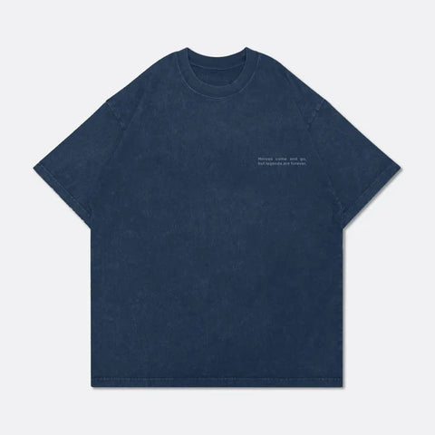 KB 5.0 NO.8 WASHED TEE BY ADAM LISTER - NAVY