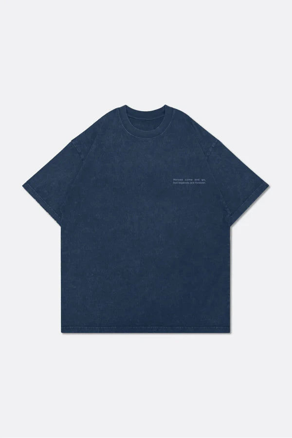 KB 5.0 NO.8 WASHED TEE BY ADAM LISTER - NAVY