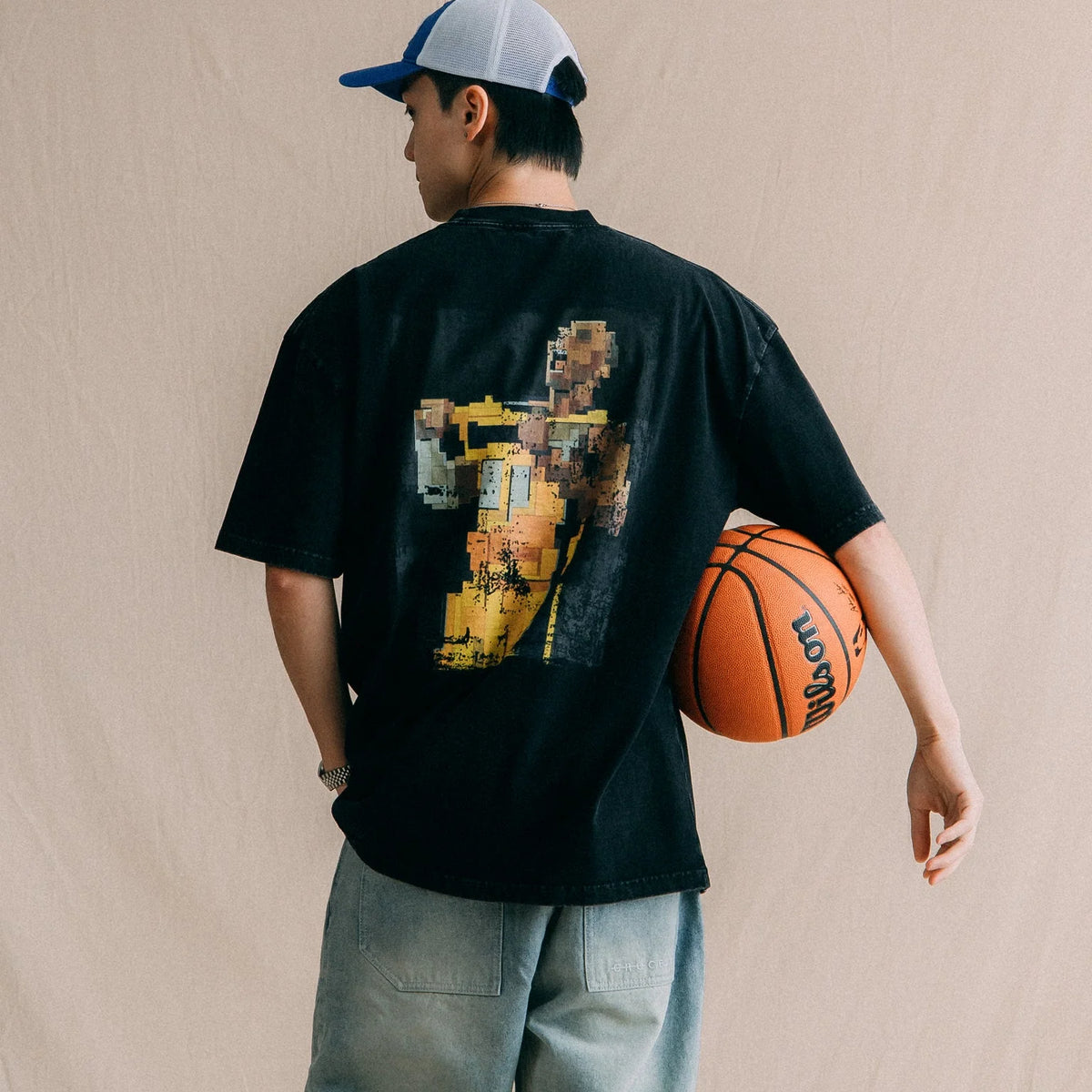 GROCERY KB 6.0 CHAMPIONSHIP WASHED TEE BY ADAM LISTER - BLACK