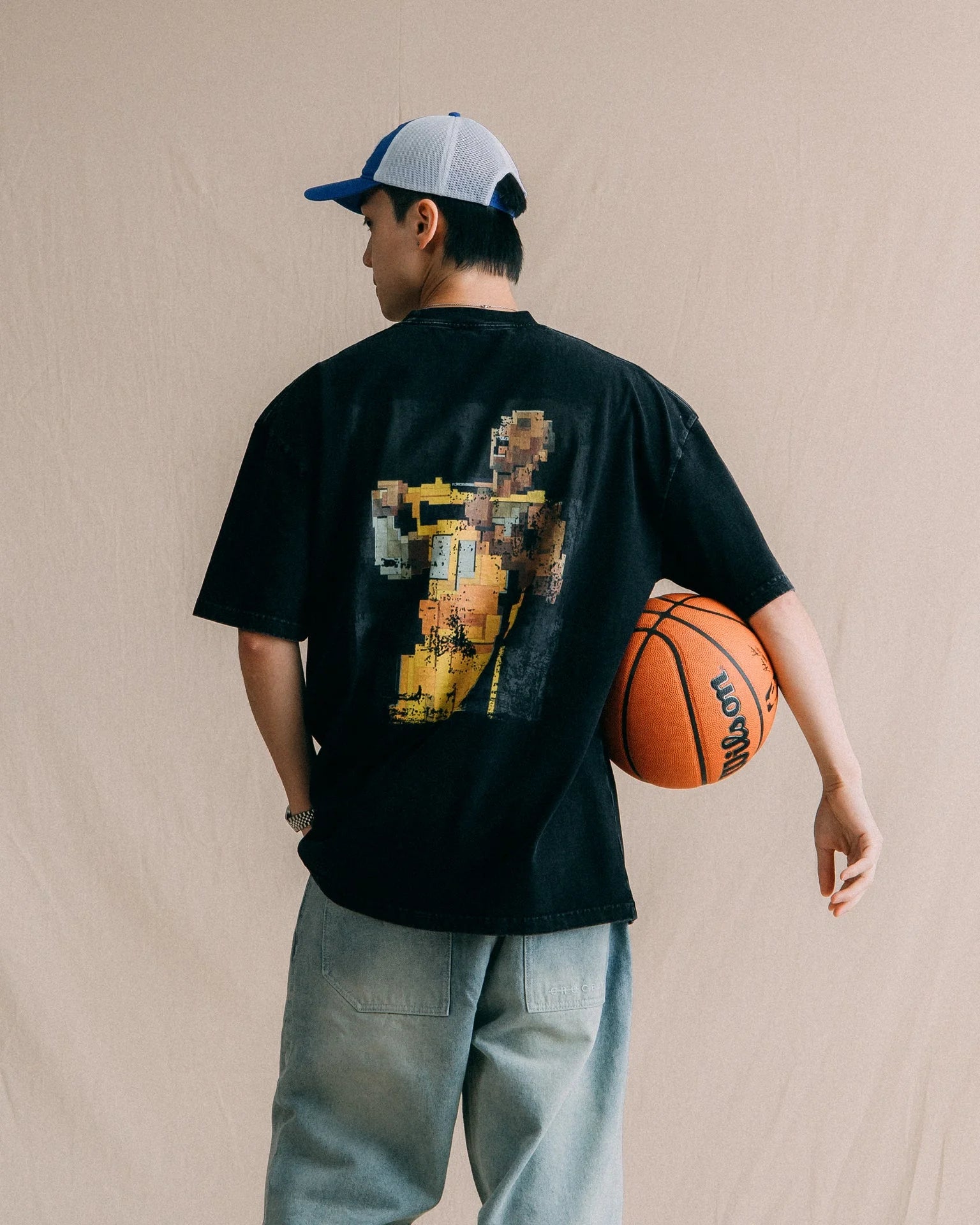 GROCERY KB 6.0 CHAMPIONSHIP WASHED TEE BY ADAM LISTER - BLACK