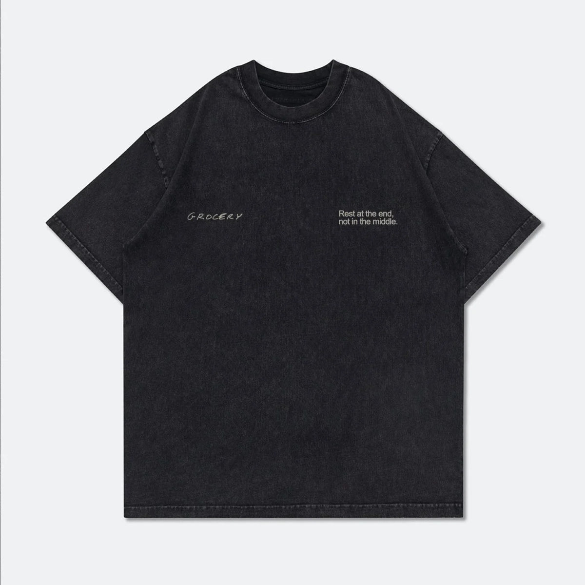 GROCERY KB 6.0 CHAMPIONSHIP WASHED TEE BY ADAM LISTER - BLACK
