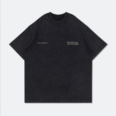 GROCERY KB 6.0 CHAMPIONSHIP WASHED TEE BY ADAM LISTER - BLACK