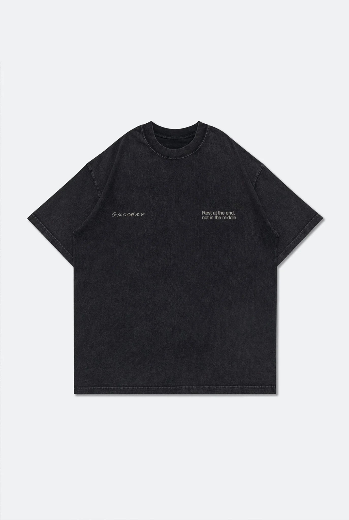 GROCERY KB 6.0 CHAMPIONSHIP WASHED TEE BY ADAM LISTER - BLACK