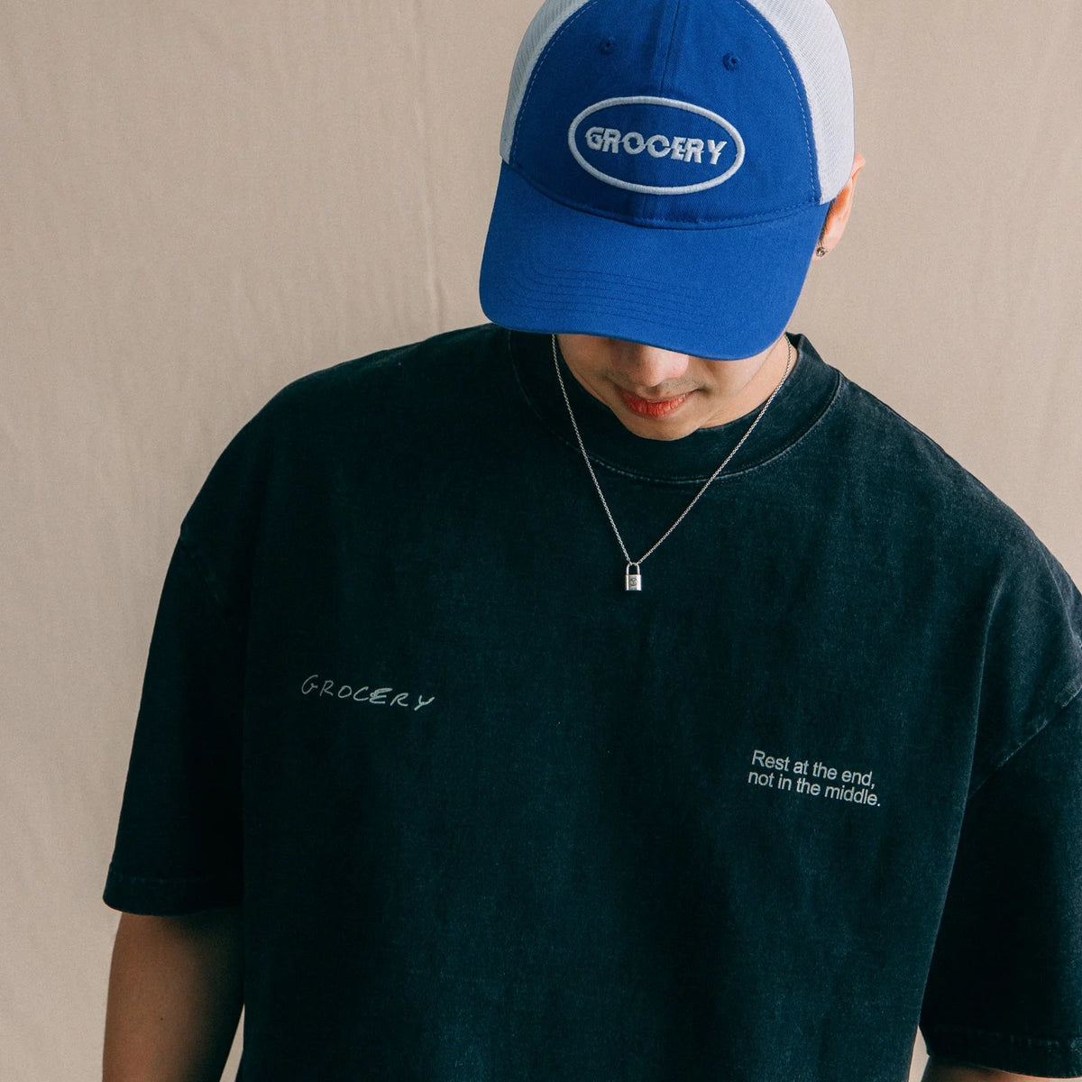GROCERY KB 6.0 CHAMPIONSHIP WASHED TEE BY ADAM LISTER - BLACK