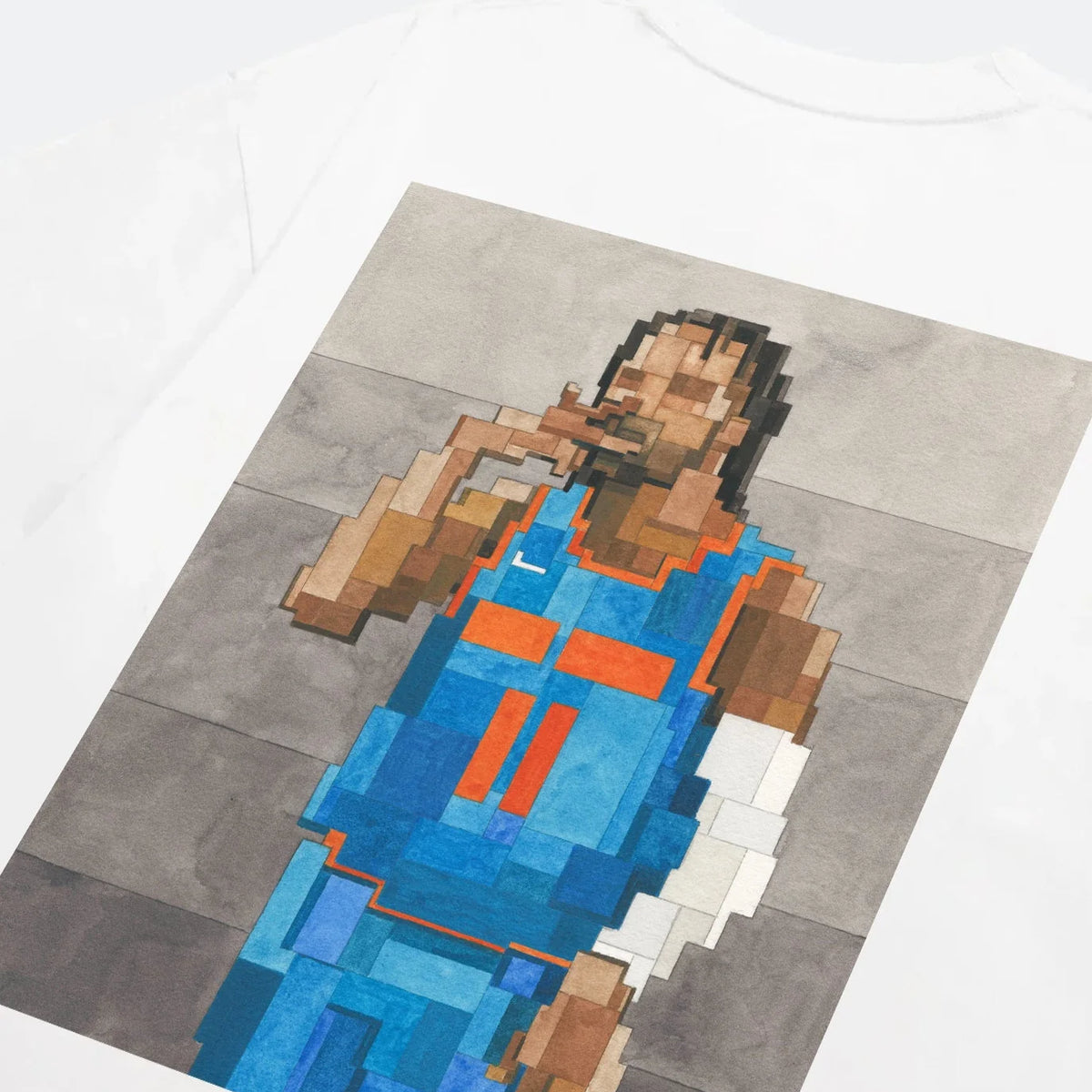 GROCERY KING OF NY GRAPHIC TEE BY ADAM LISTER - WHITE