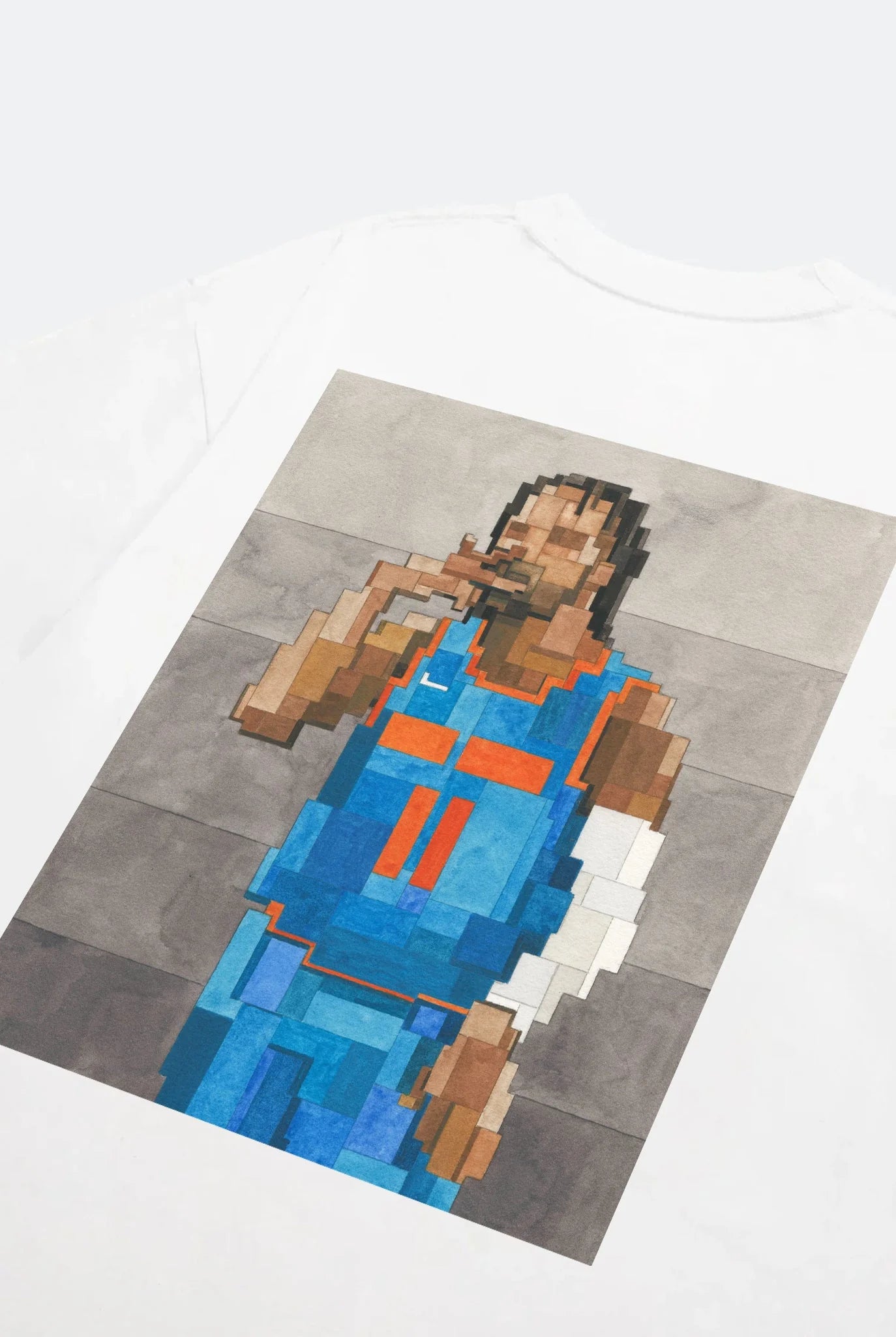 GROCERY KING OF NY GRAPHIC TEE BY ADAM LISTER - WHITE