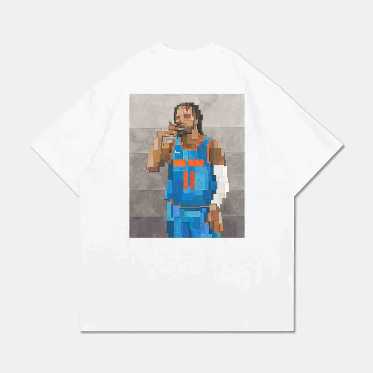 GROCERY KING OF NY GRAPHIC TEE BY ADAM LISTER - WHITE