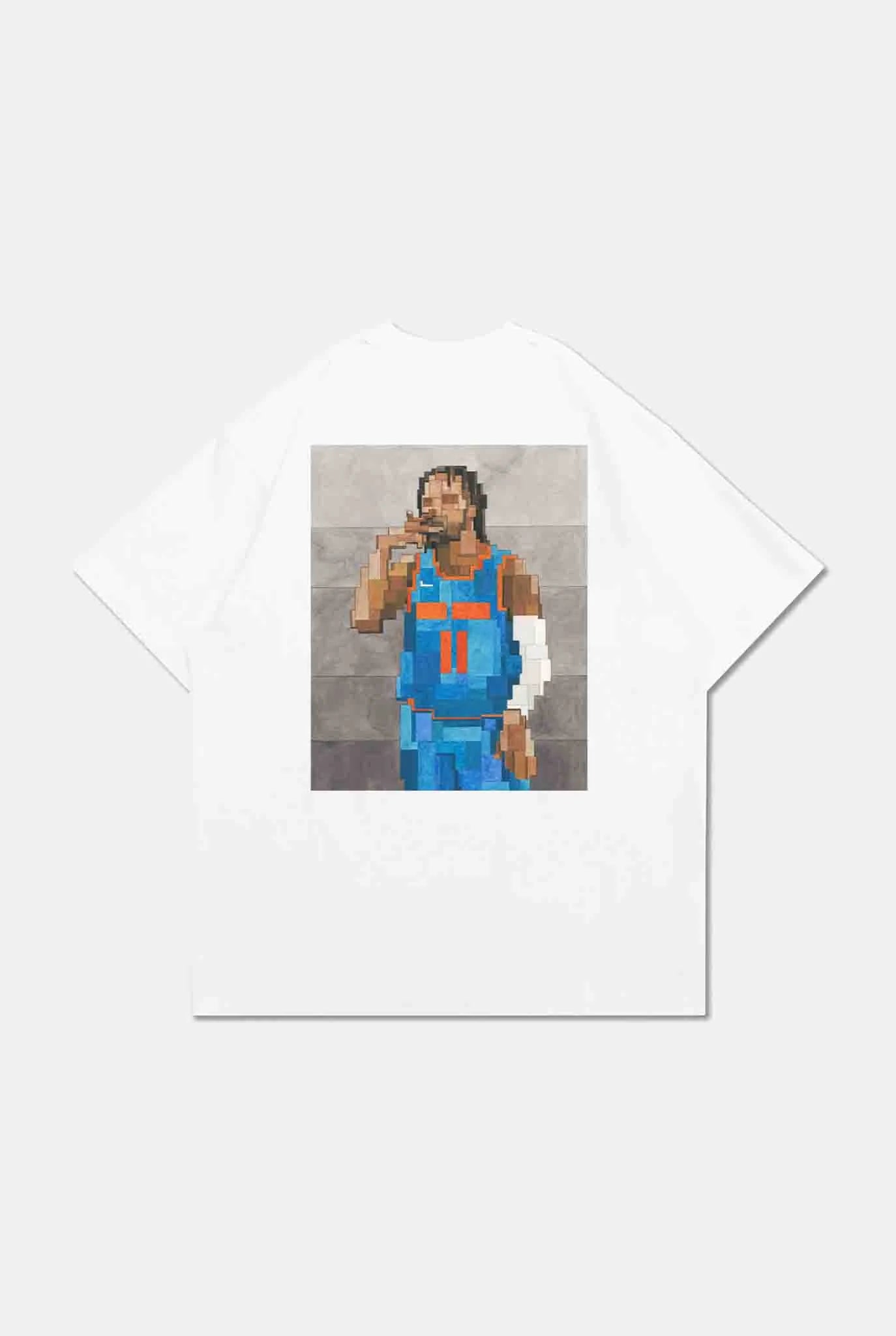 GROCERY KING OF NY GRAPHIC TEE BY ADAM LISTER - WHITE