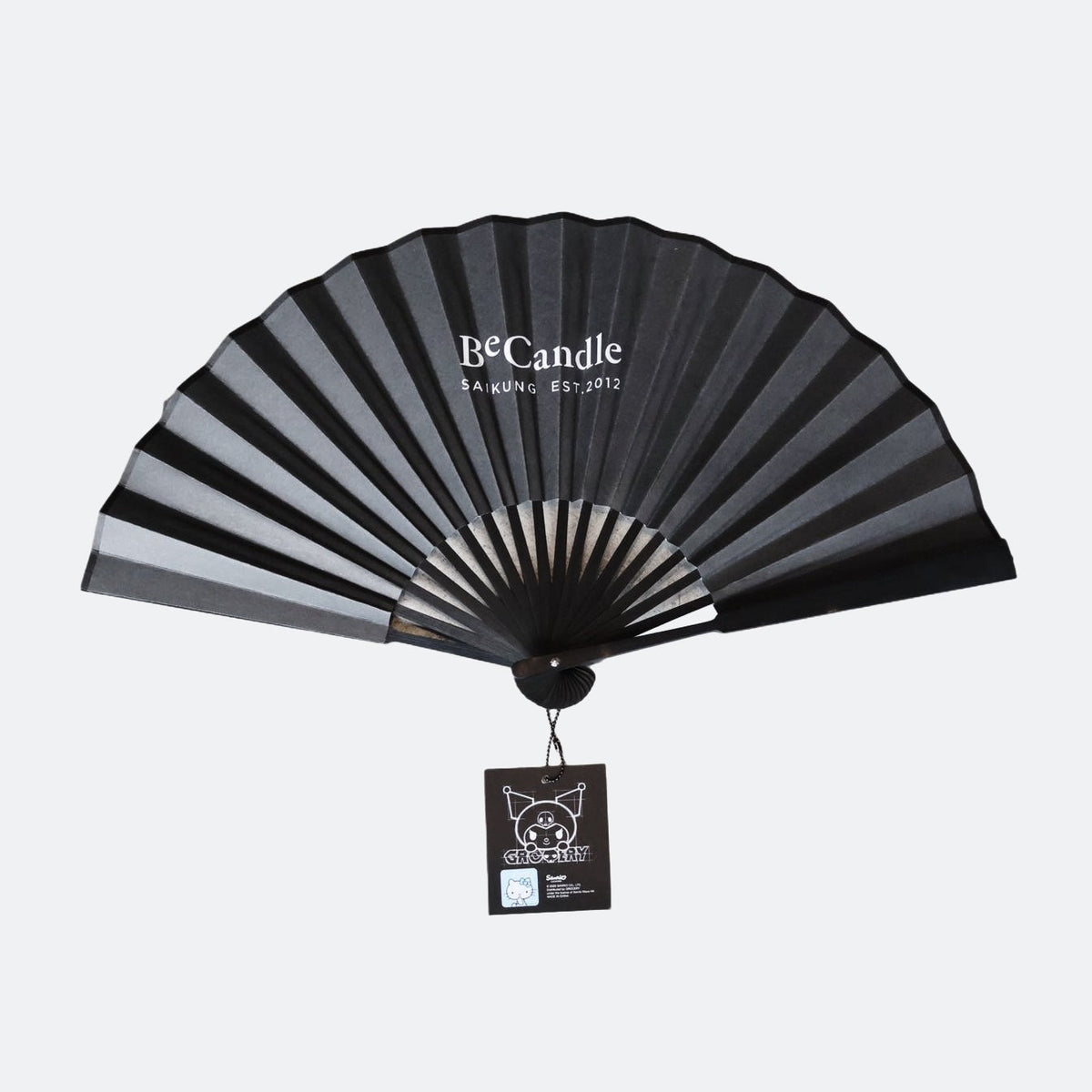 KUROMI AMBROX ROSE SCENTED FOLDING FAN by BECANDLE