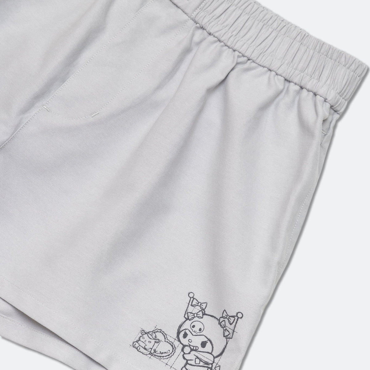 KUROMI BOXER SHORTS/ GREY