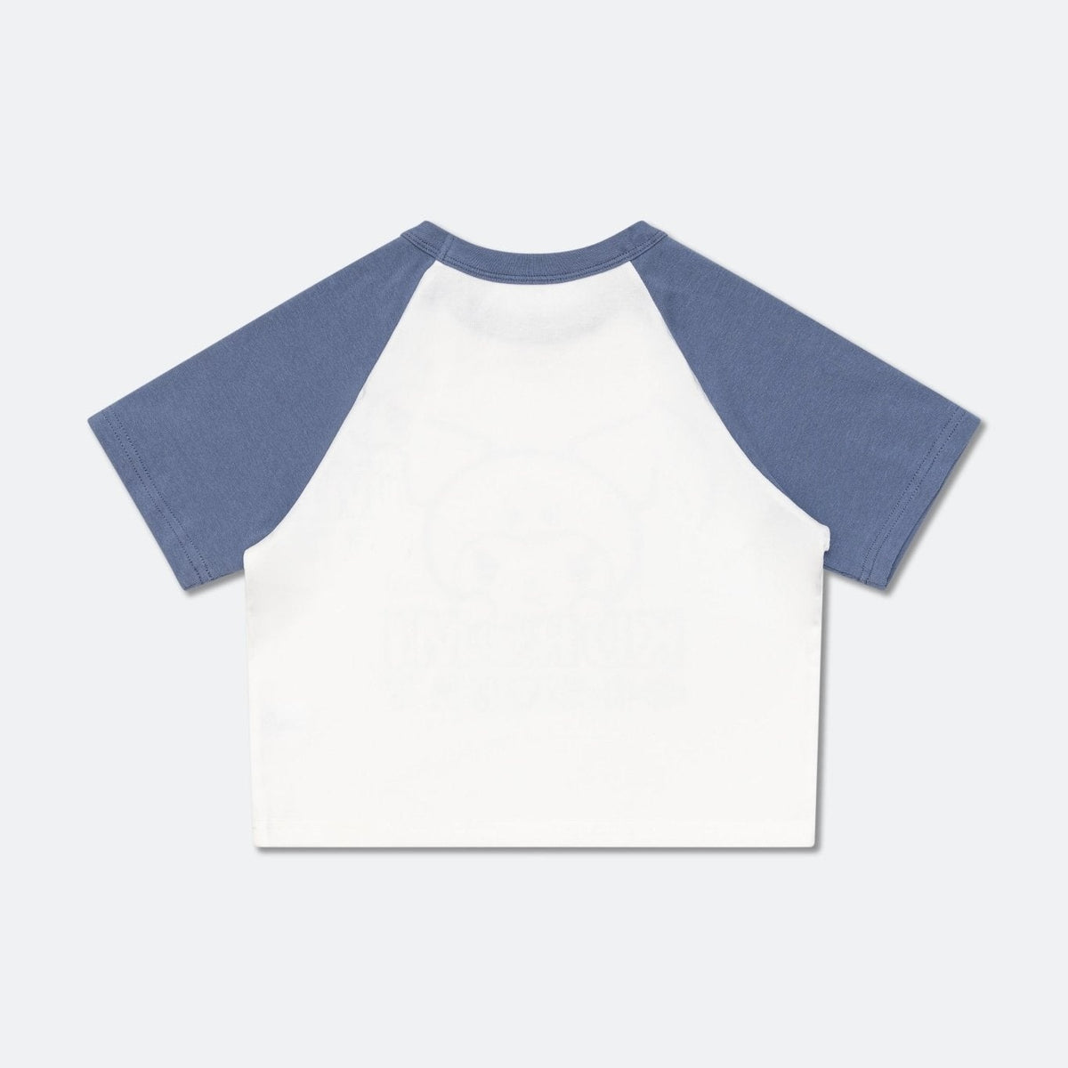 KUROMI RAGLAN BABY TEE/ WHITE & PURPLE