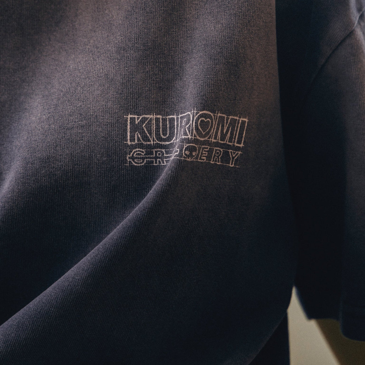 KUROMI SKETCH KUROMI WASHED GRAPHIC TEE/ FADED PURPLE