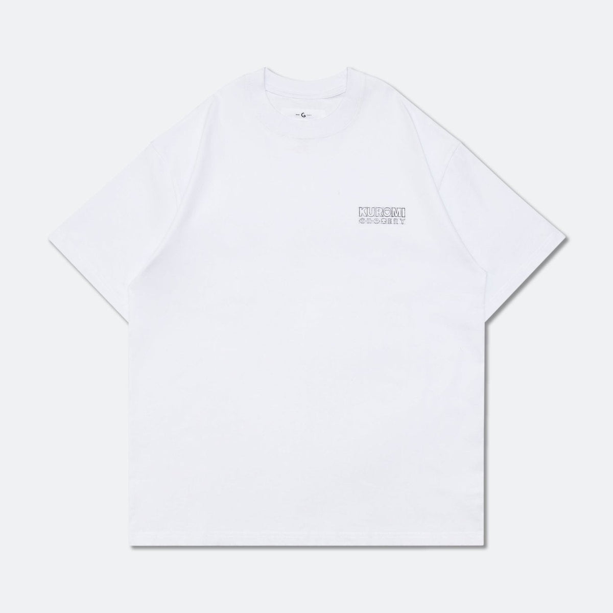 KUROMI SKETCH LOGO INVOICE TEE/ WHITE