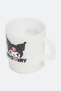 KUROMI STACKING GLASS MUG/ MILKY WHITE
