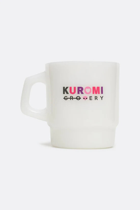 KUROMI STACKING GLASS MUG/ MILKY WHITE