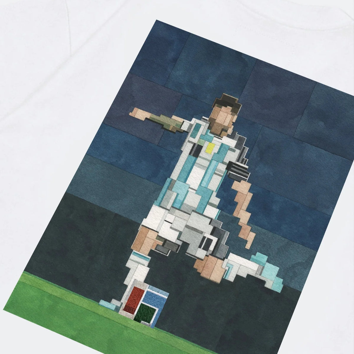 GROCERY LAST DANCE OF THE GOAT GRAPHIC TEE BY ADAM LISTER - WHITE