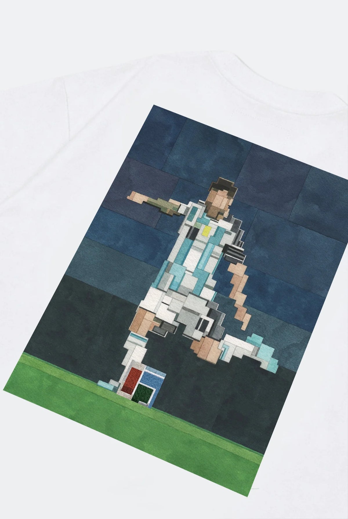 GROCERY LAST DANCE OF THE GOAT GRAPHIC TEE BY ADAM LISTER - WHITE