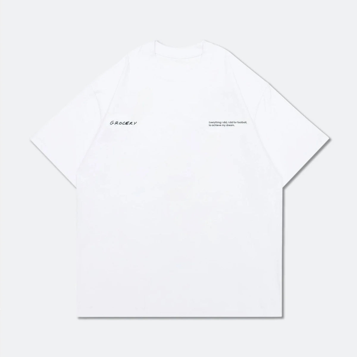 GROCERY LAST DANCE OF THE GOAT GRAPHIC TEE BY ADAM LISTER - WHITE