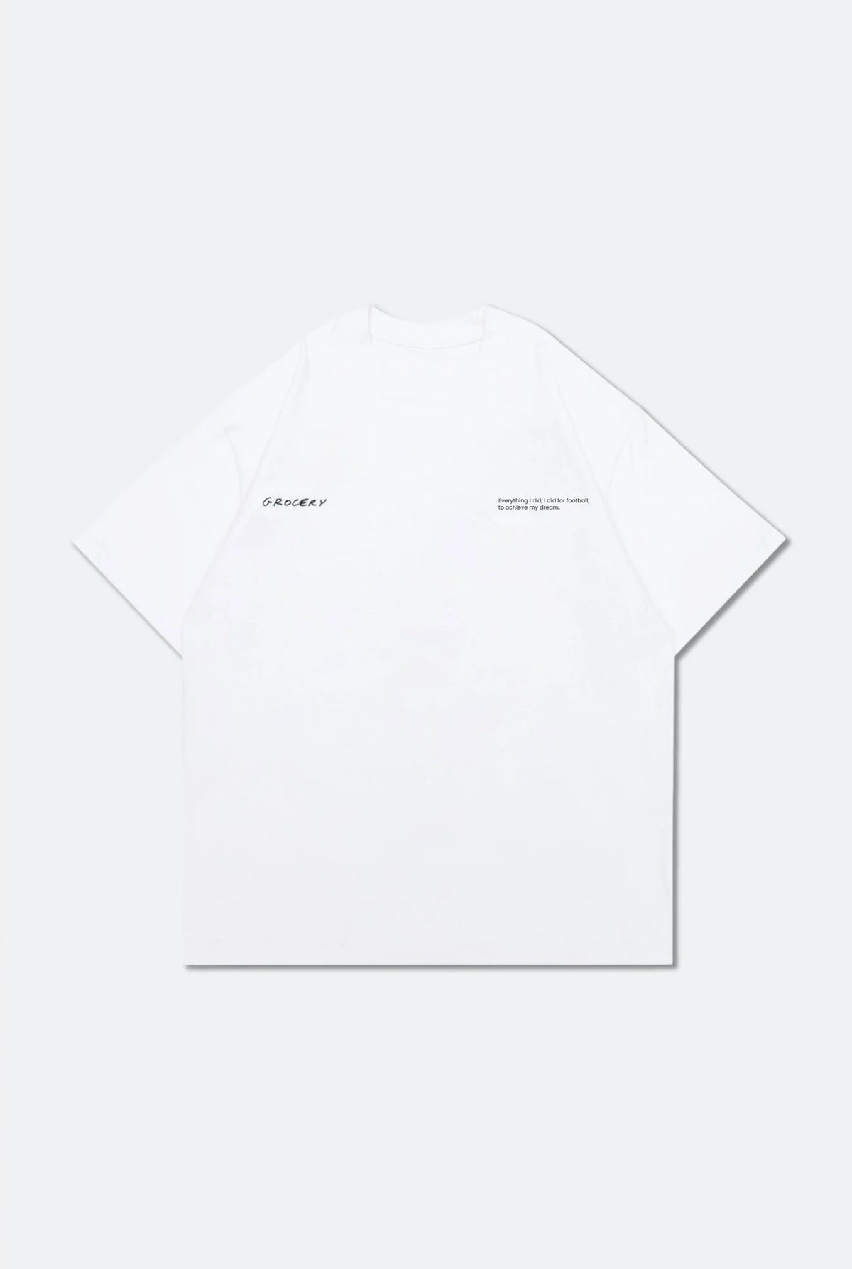 GROCERY LAST DANCE OF THE GOAT GRAPHIC TEE BY ADAM LISTER - WHITE
