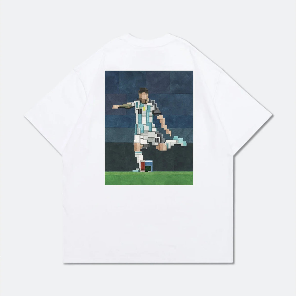 GROCERY LAST DANCE OF THE GOAT GRAPHIC TEE BY ADAM LISTER - WHITE
