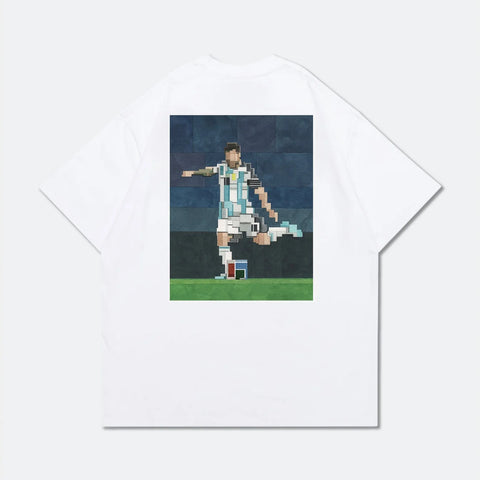 GROCERY LAST DANCE OF THE GOAT GRAPHIC TEE BY ADAM LISTER - WHITE