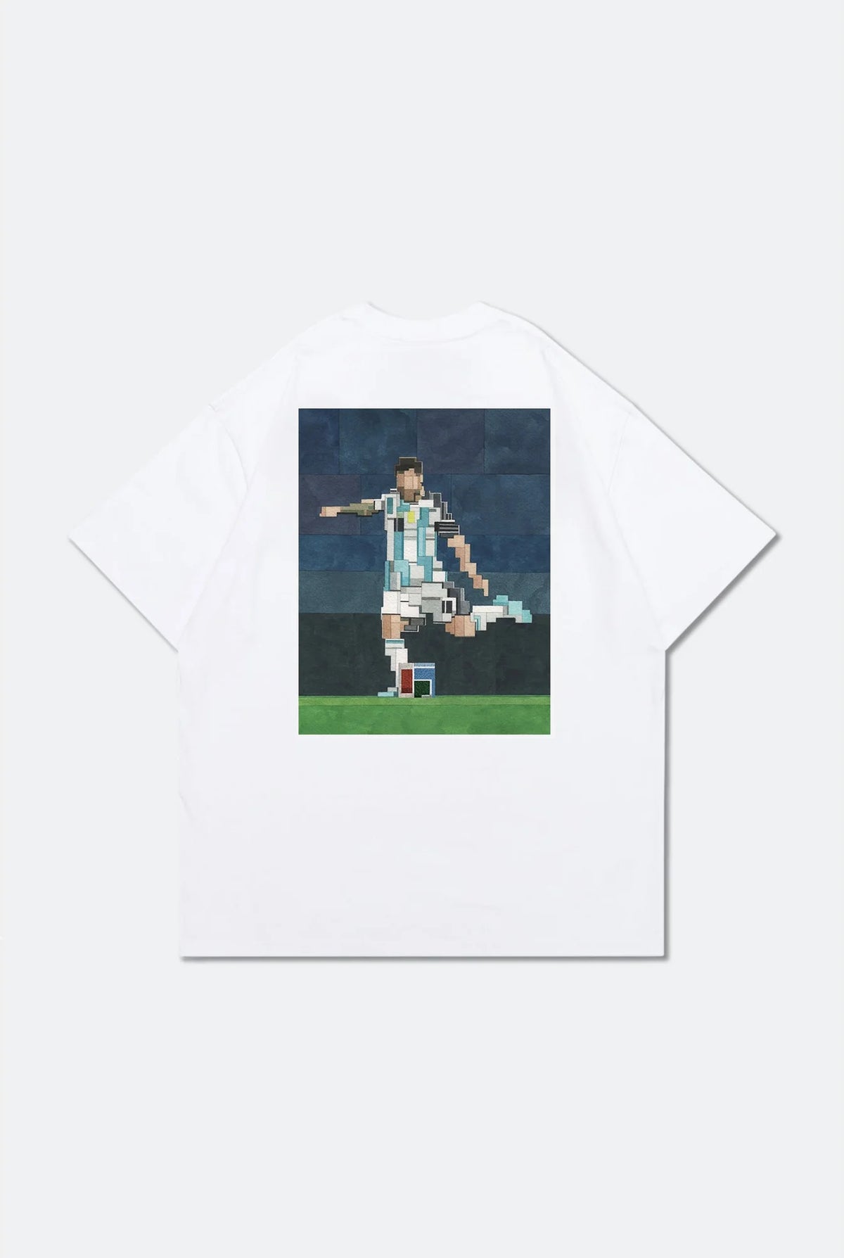 GROCERY LAST DANCE OF THE GOAT GRAPHIC TEE BY ADAM LISTER - WHITE