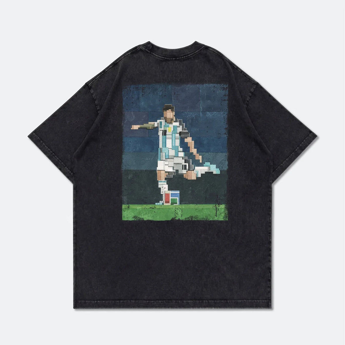 GROCERY LAST DANCE OF THE GOAT GRAPHIC WASHED TEE BY ADAM LISTER - BLACK