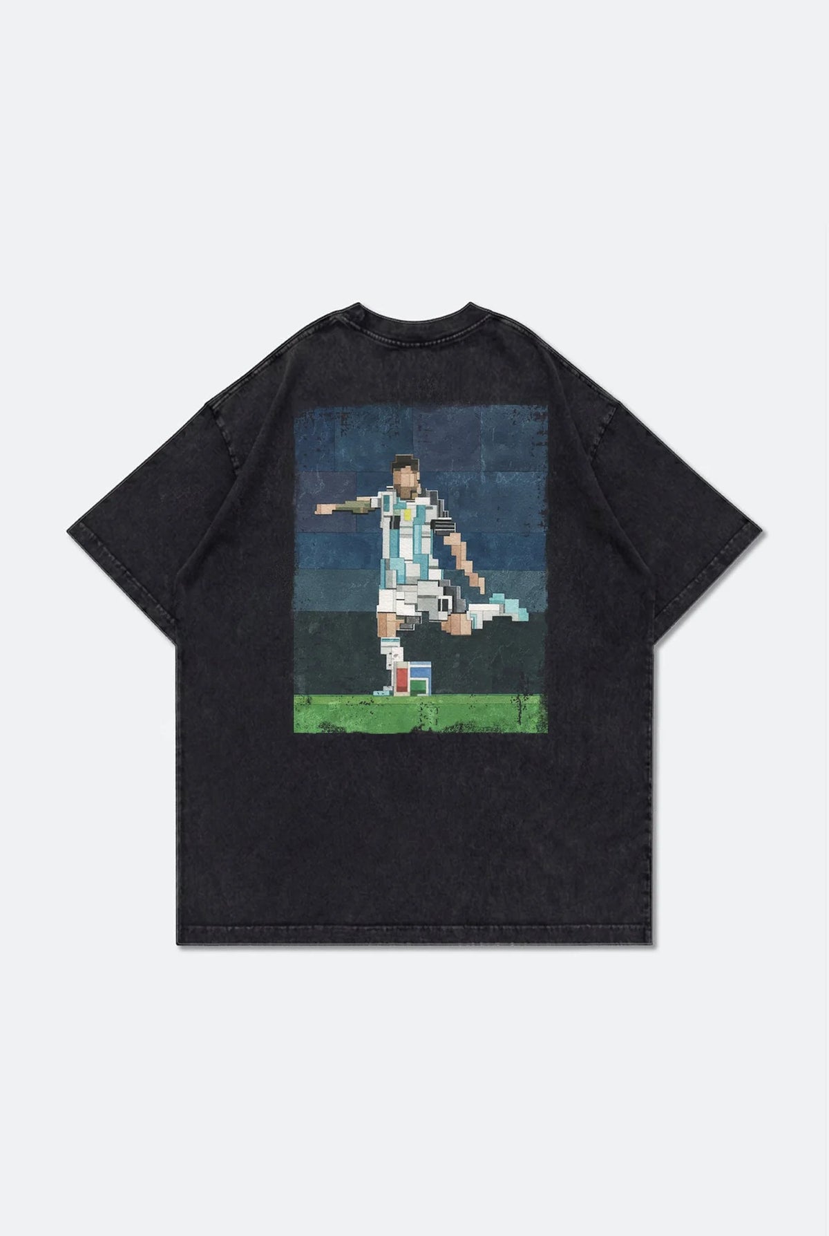 GROCERY LAST DANCE OF THE GOAT GRAPHIC WASHED TEE BY ADAM LISTER - BLACK