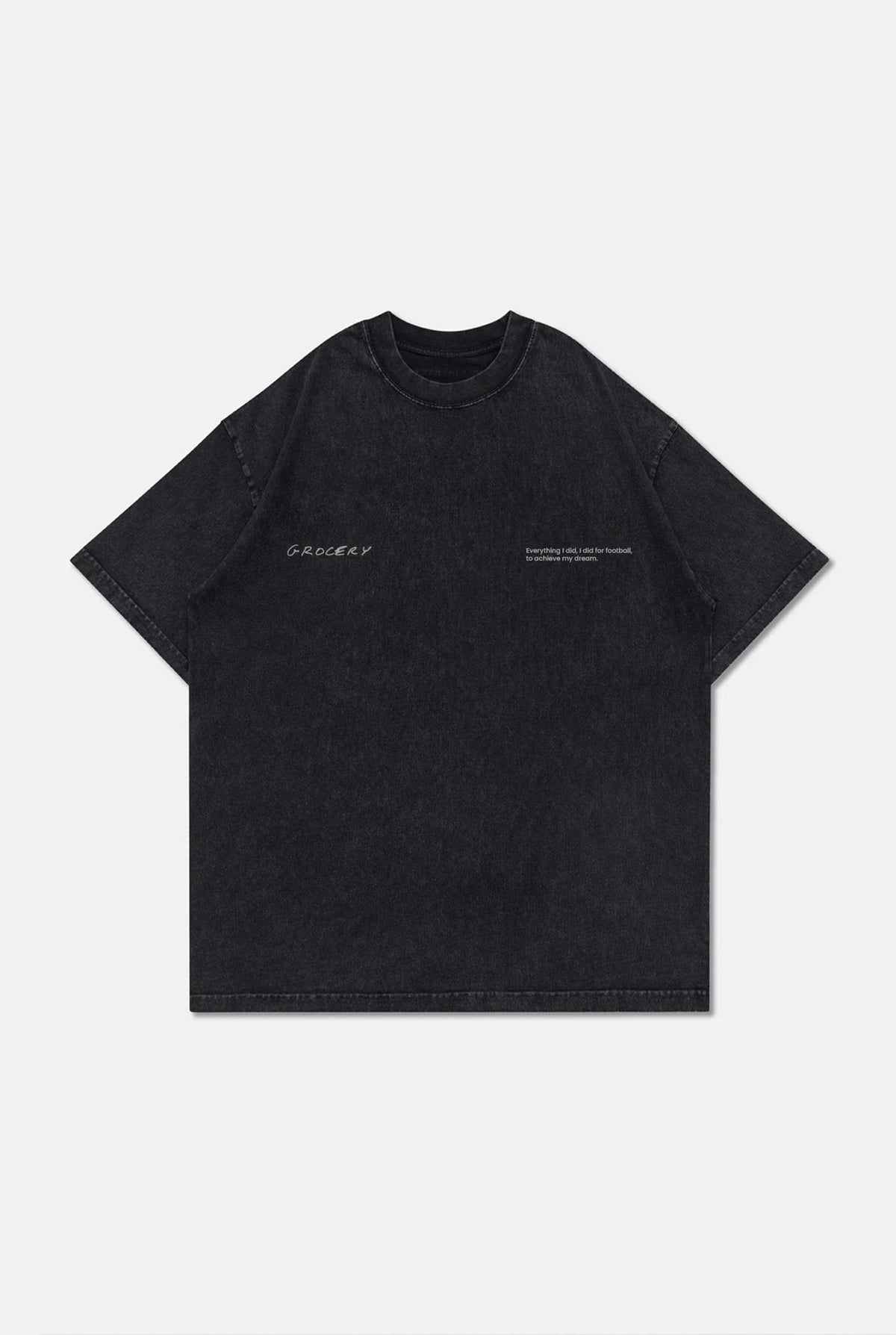 GROCERY LAST DANCE OF THE GOAT GRAPHIC WASHED TEE BY ADAM LISTER - BLACK