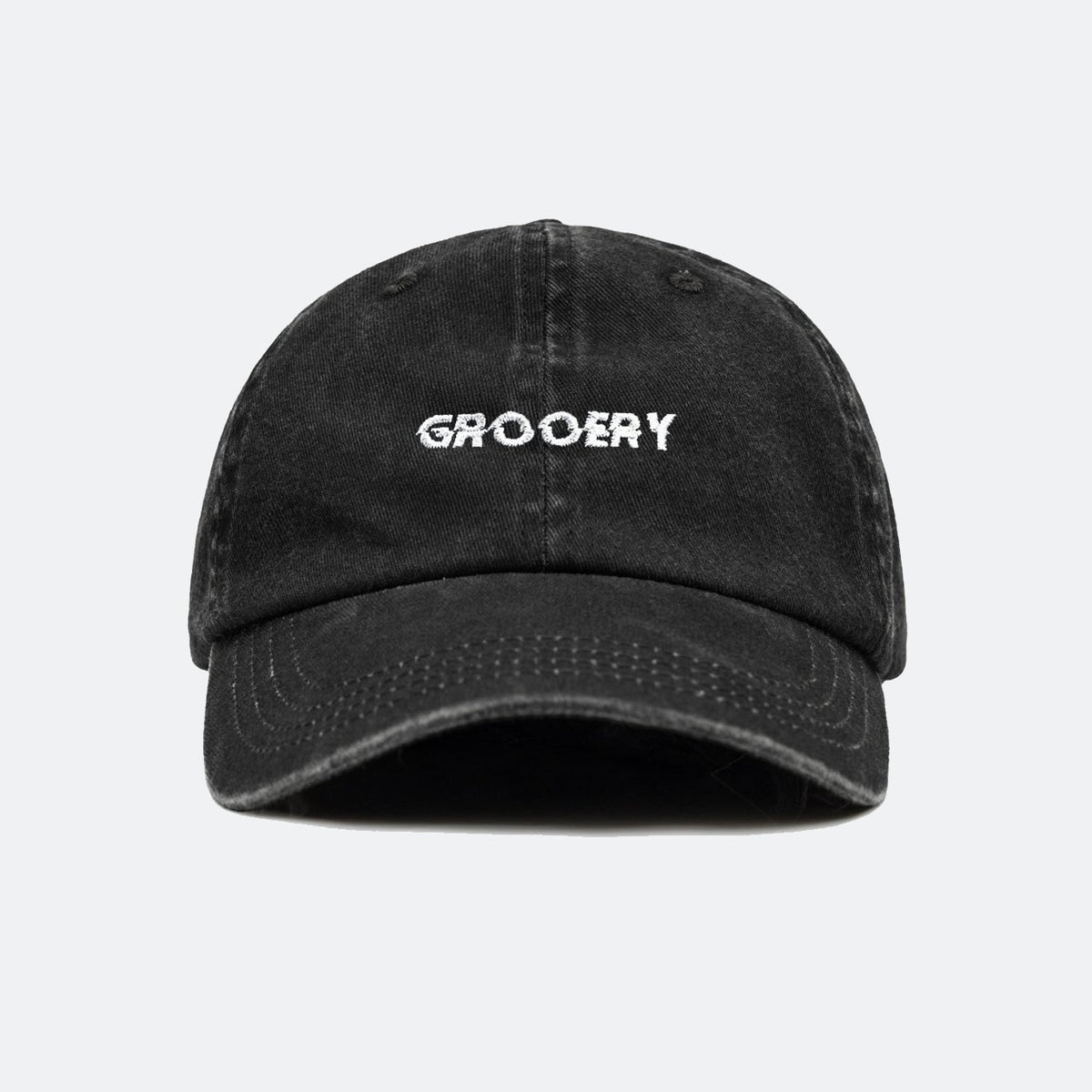 LIGHT WASHED CAP/ BLACK