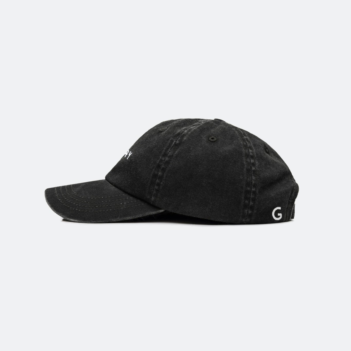 LIGHT WASHED CAP/ BLACK