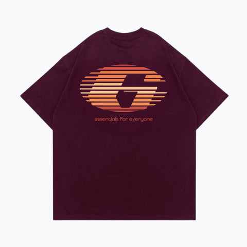 MOTION G LOGO TEE/ BURGUNDY