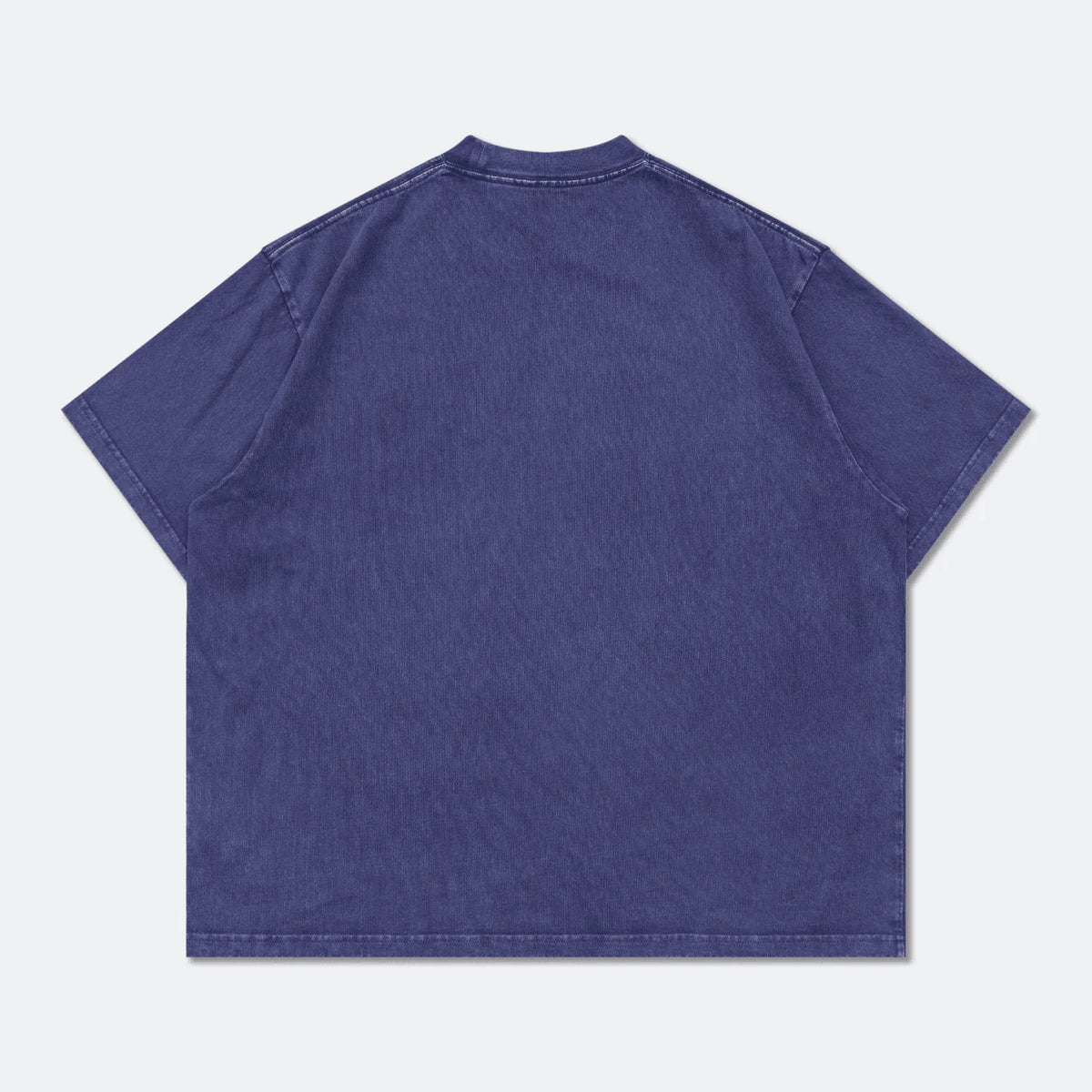 GROCERY VINTAGE COLLEGE LOGO WASHED BOXY TEE/ PURPLE