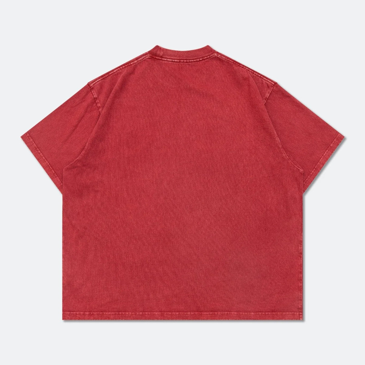 GROCERY VINTAGE COLLEGE LOGO WASHED BOXY TEE/ RED