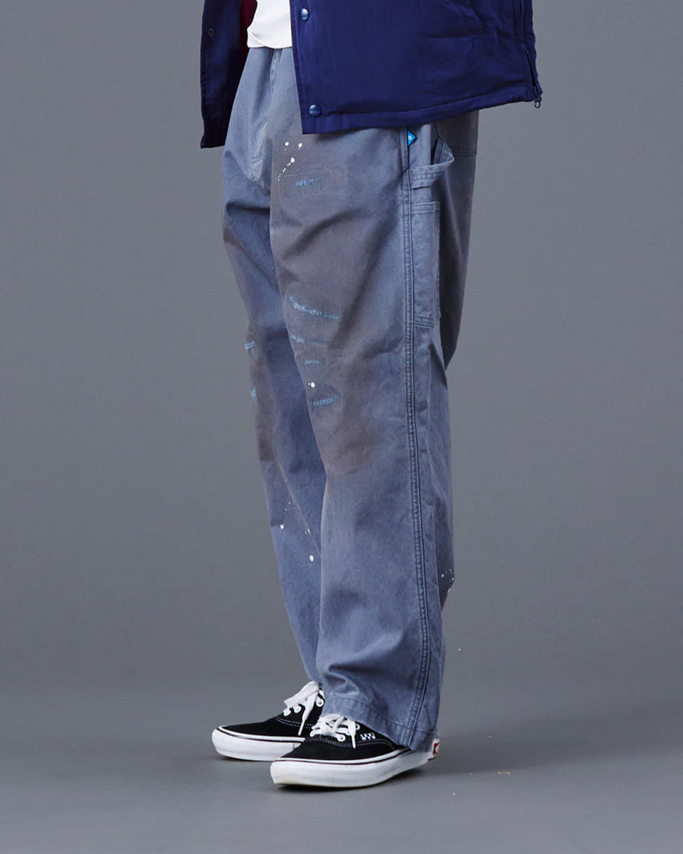 Repaired Canvas Work Pants - Charcoal