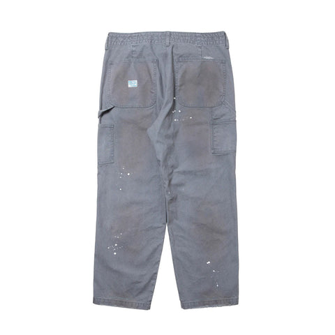 Repaired Canvas Work Pants - Charcoal