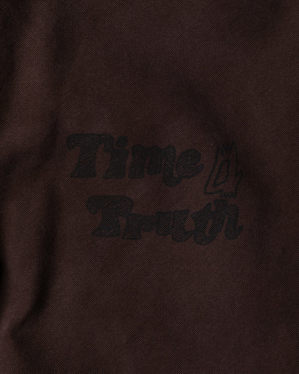 Garment Dyed Work Jacket - Brown