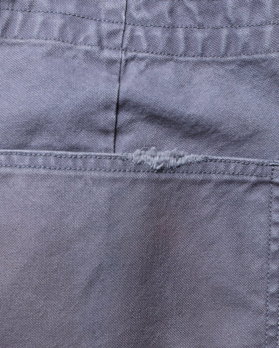 Repaired Canvas Work Pants - Charcoal