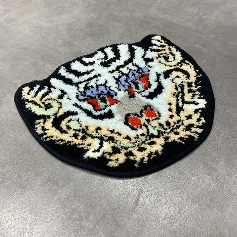 Mascot Tiger Head Rug - Pastel Blue