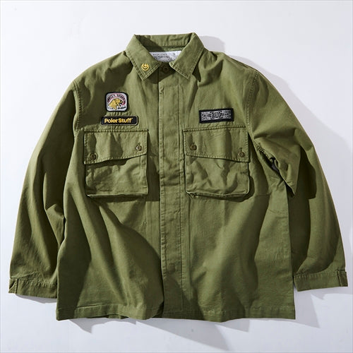 KUBRICK COTTON POPLIN JKT - OLIVE