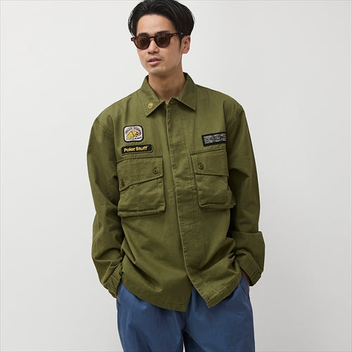 KUBRICK COTTON POPLIN JKT - OLIVE