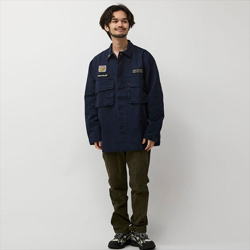 KUBRICK COTTON POPLIN JKT - NAVY