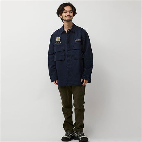 KUBRICK COTTON POPLIN JKT - NAVY