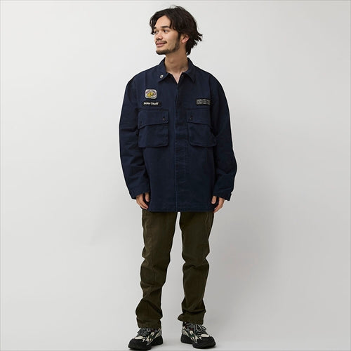 KUBRICK COTTON POPLIN JKT - NAVY