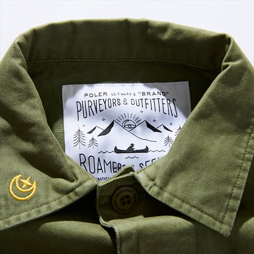 KUBRICK COTTON POPLIN JKT - OLIVE