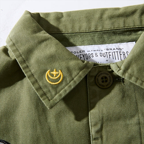 KUBRICK COTTON POPLIN JKT - OLIVE